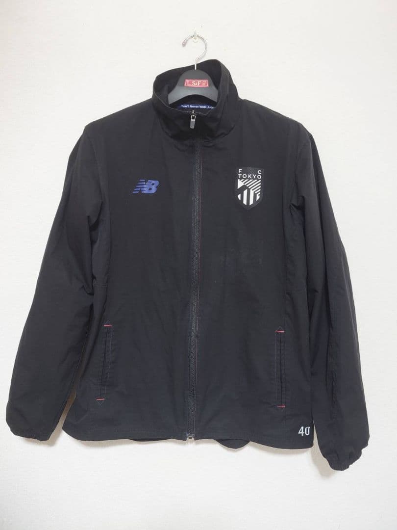 FC東京 アンセムジャケット XL ニューバランス ブラック 支給品 Jリーグ