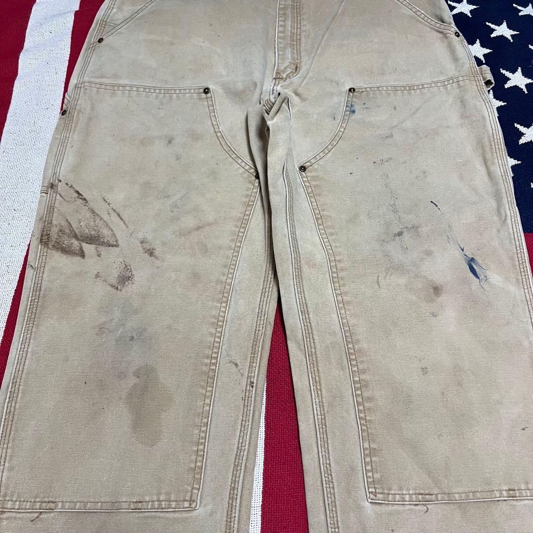 90s carhartt カーハートダブルニーダックパンツ ペインター フェード