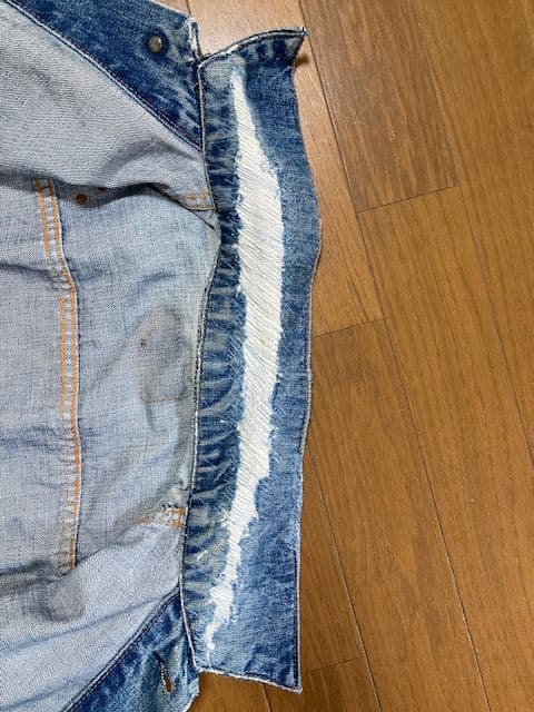 70s リーバイス70505 BIGE グランジデニム　サイズ42