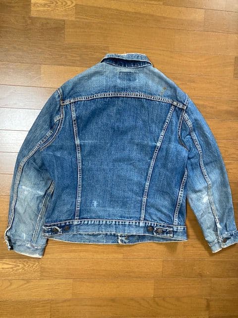 70s リーバイス70505 BIGE グランジデニム　サイズ42