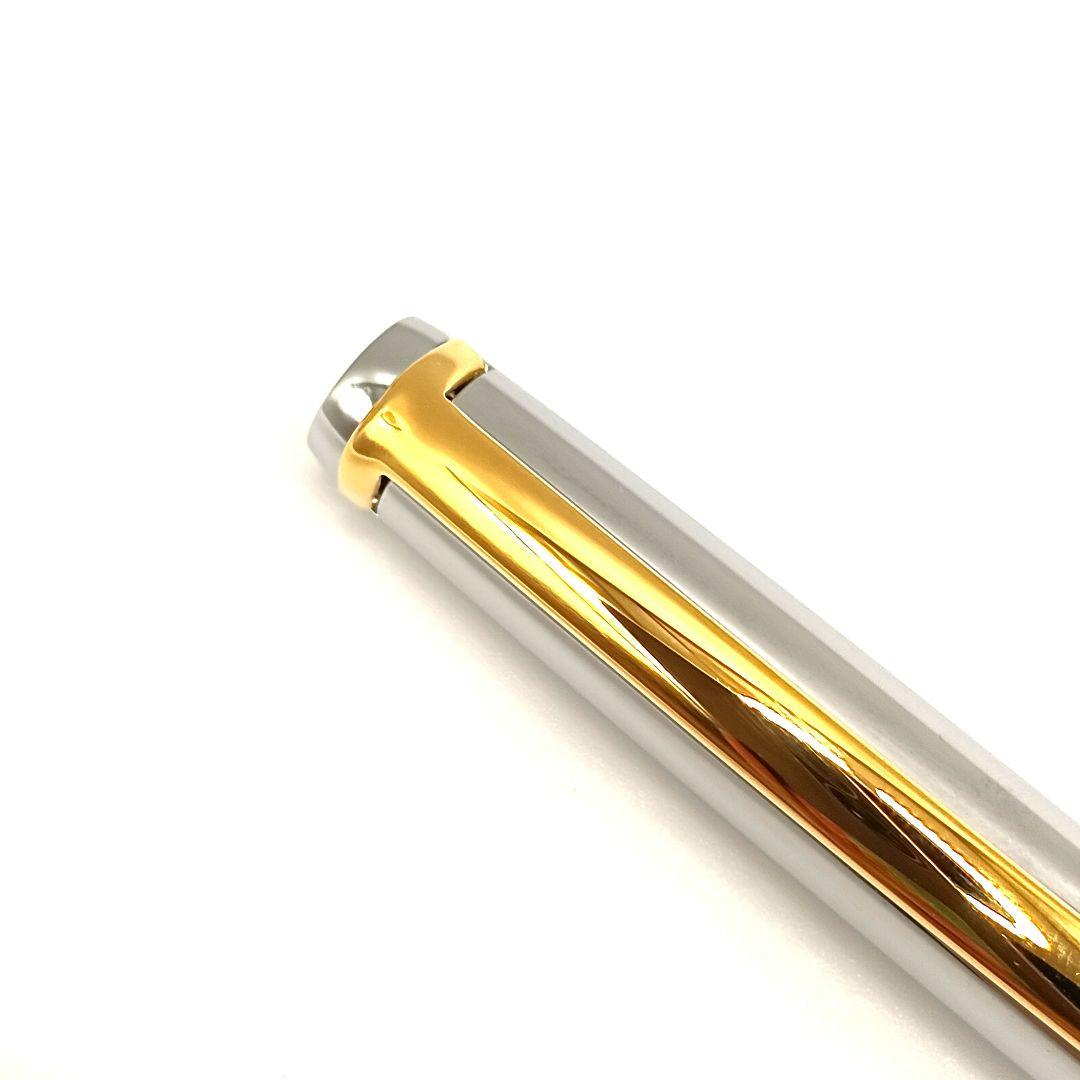 美品✨️Tiffany & Co. Tクリップ ボールペン シルバー＆ゴールド