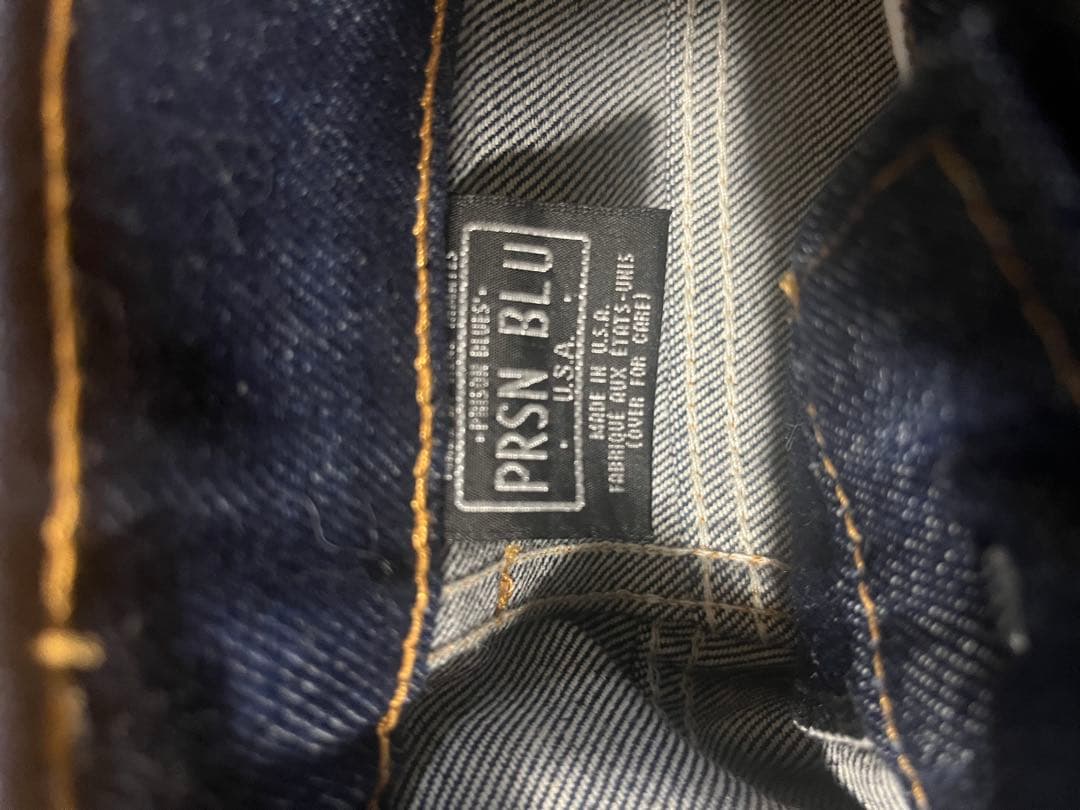 PRSN BLU ワークパンツ ダークブルー