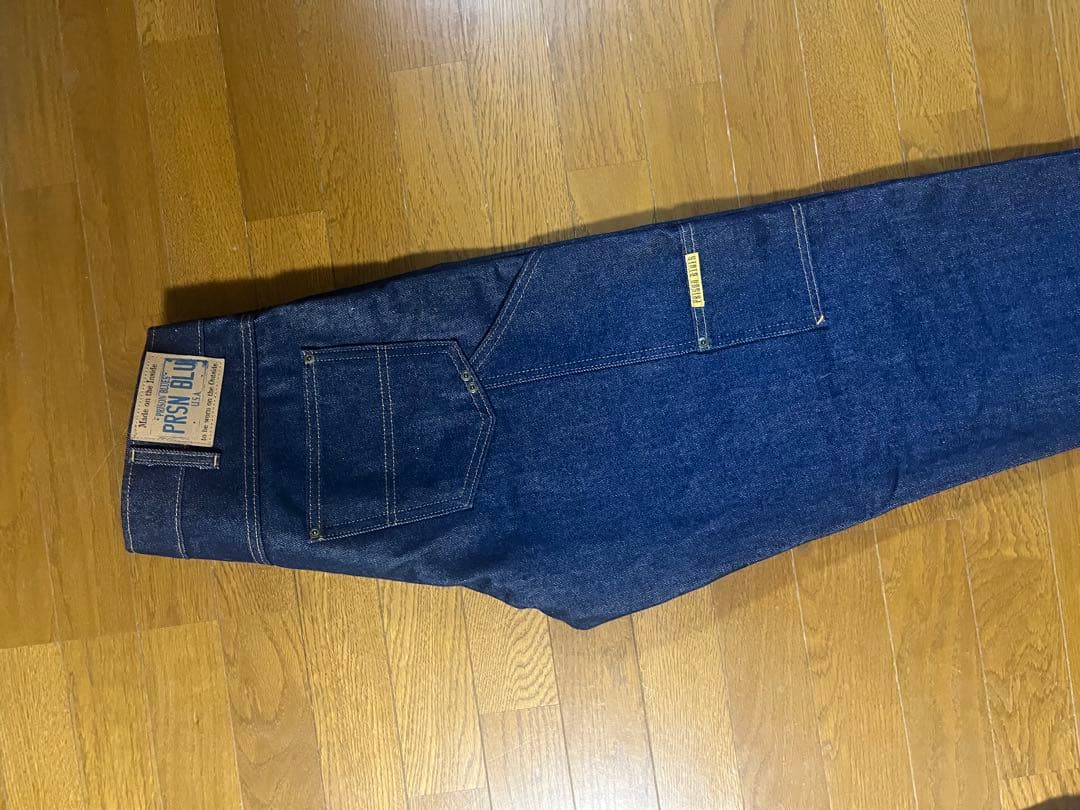 PRSN BLU ワークパンツ ダークブルー