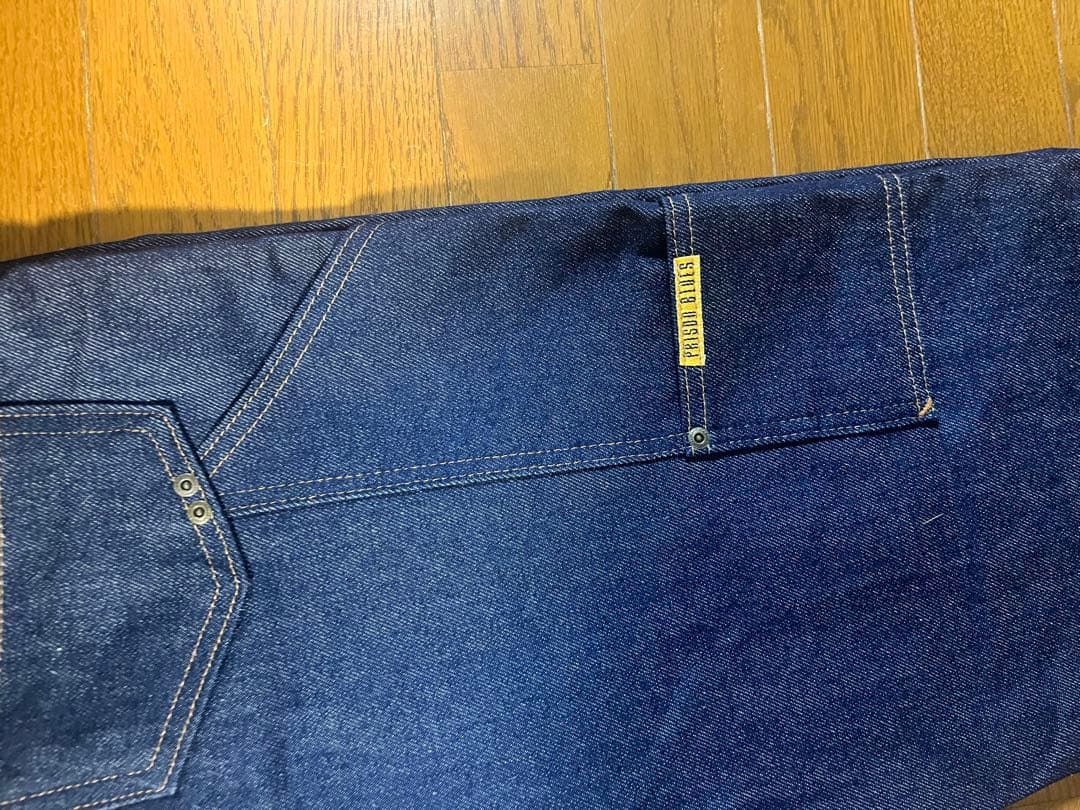 PRSN BLU ワークパンツ ダークブルー