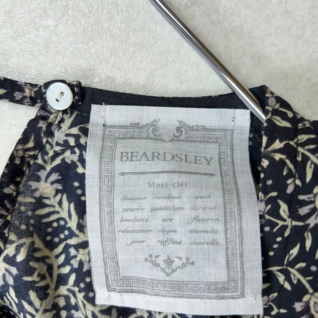 BEARDSLEY 24年　プリント ギャザー　ワンピース