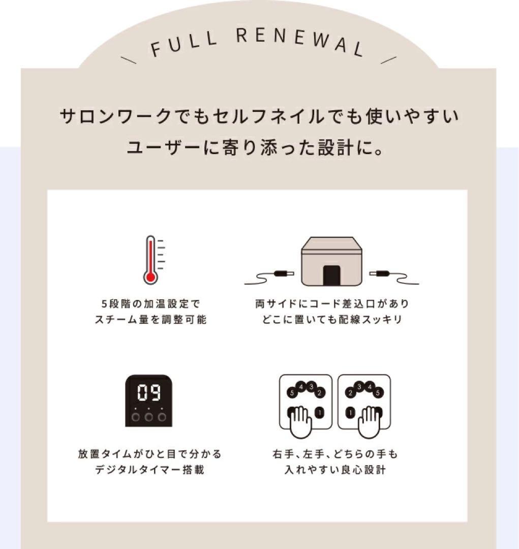 シャイニージェル★ SHINYGELprofessional：スチームオフマシン