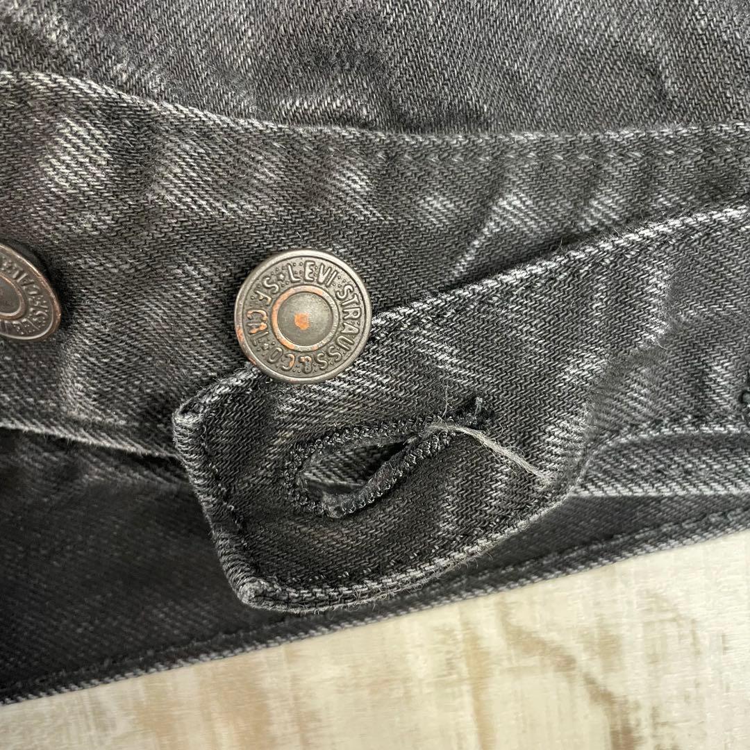 あ*ゆ様 古着 00年代 Levi’s リーバイス デニムジャケット ブラックデ