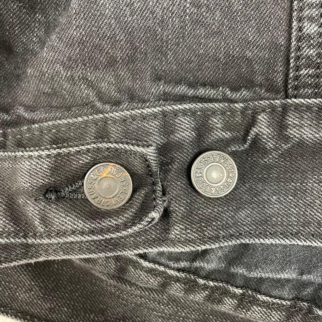あ*ゆ様 古着 00年代 Levi’s リーバイス デニムジャケット ブラックデ