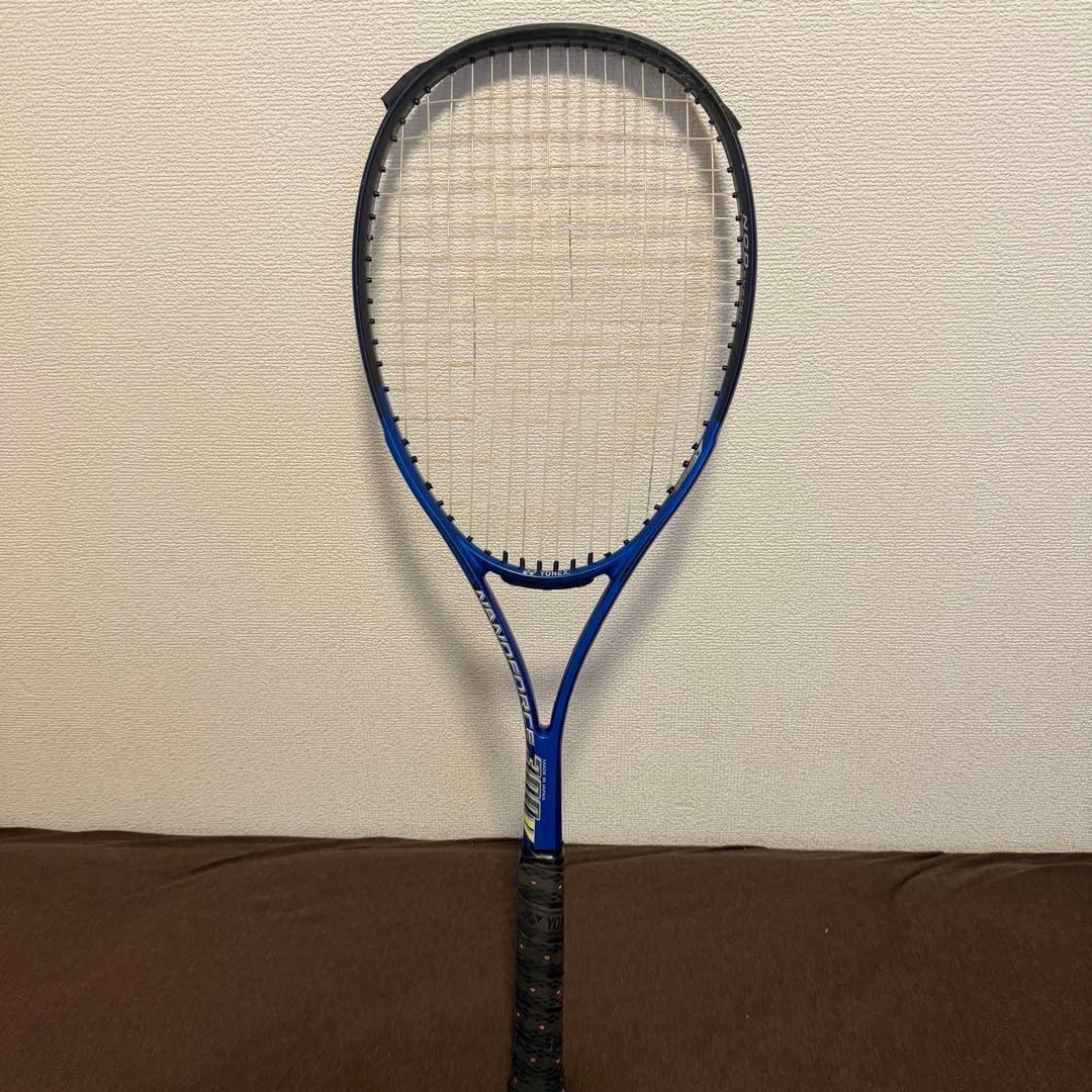 YONEX NANOFORCE 500V ソフトテニスラケット ブルー　軟式