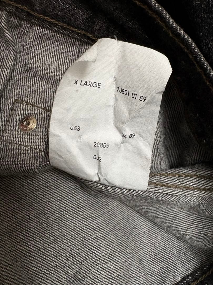 89's チュニジア製 Euro Levi's 70501-01 先染ブラック