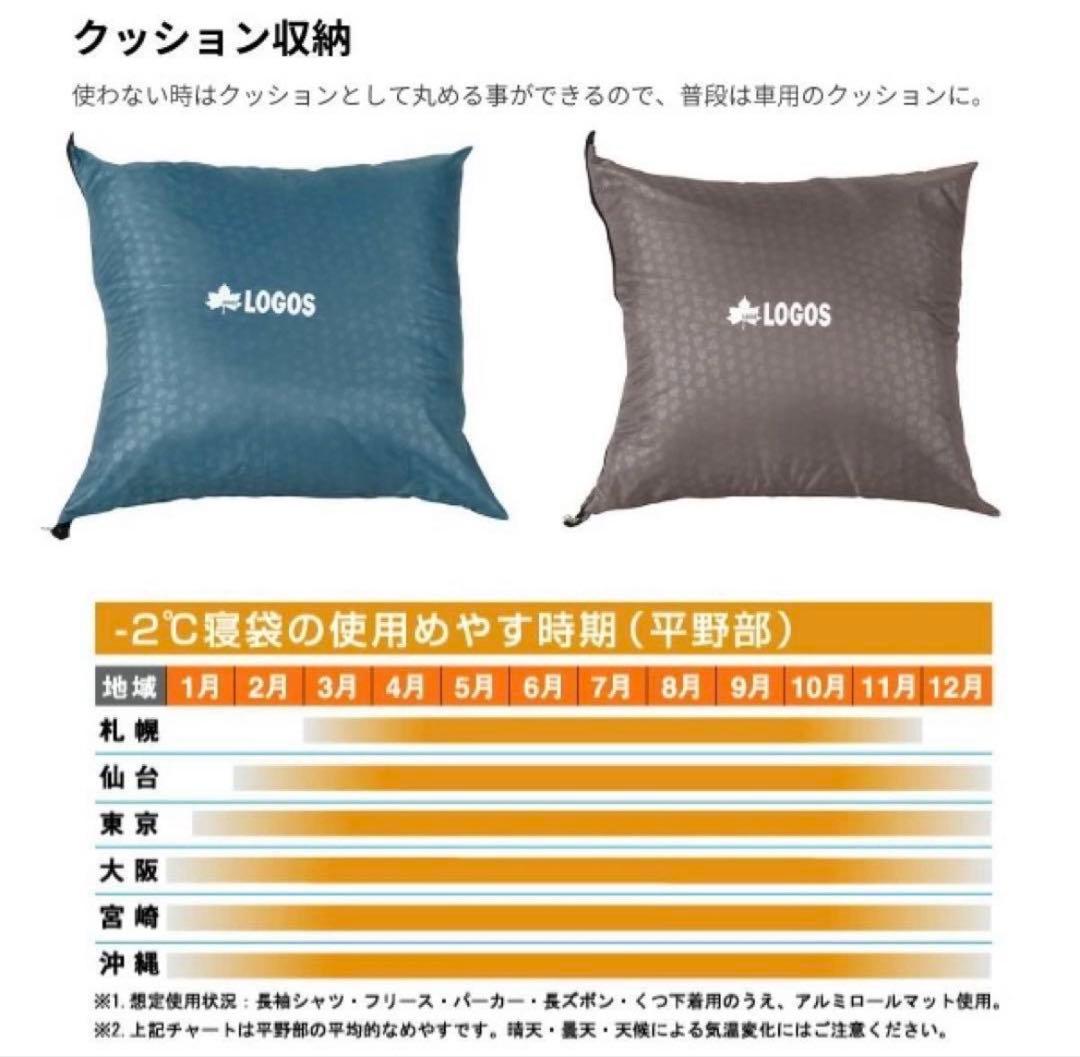 最終値下げです⭐️すぐ発送⭐️LOGOS ミニバンぴったり 寝袋 ロゴス
