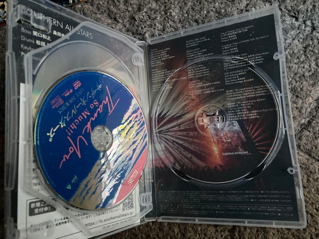 ライブ本編DVDのみ　サザンオールスターズ　THANK YOU so much