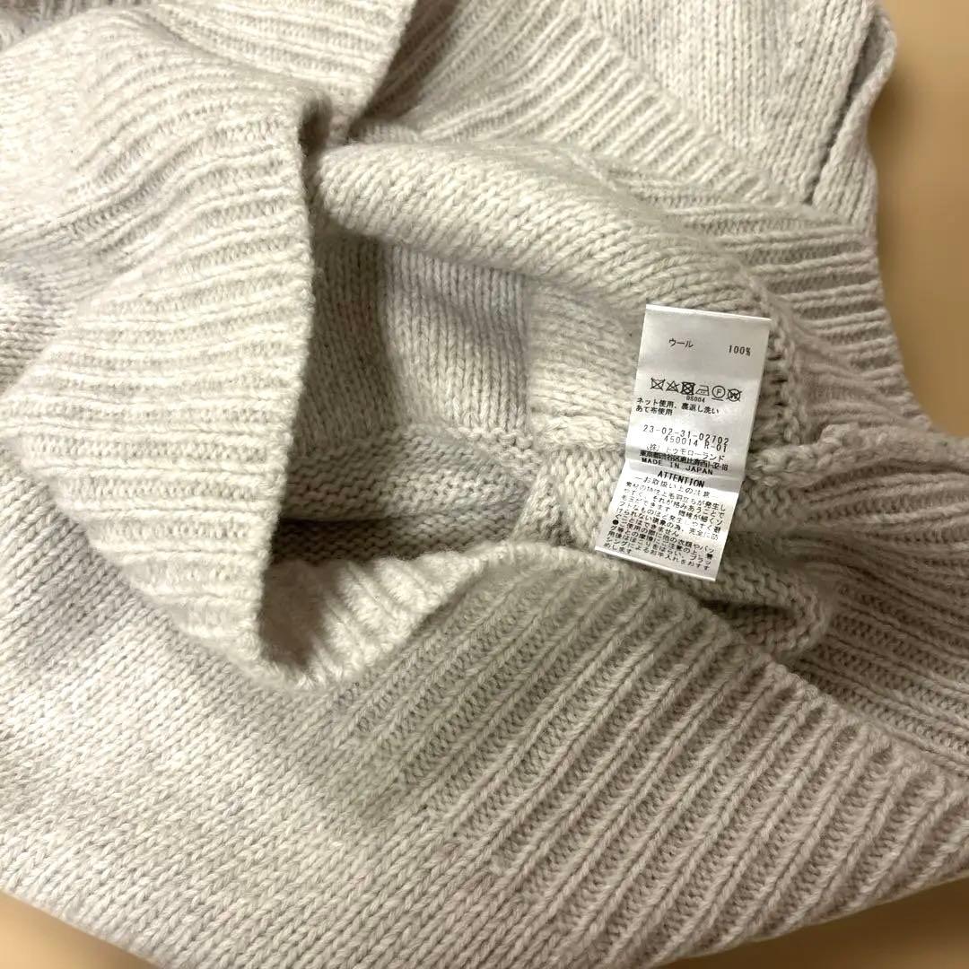 【レア未使用】ギャルリーヴィ ファインウール クルーネックベスト