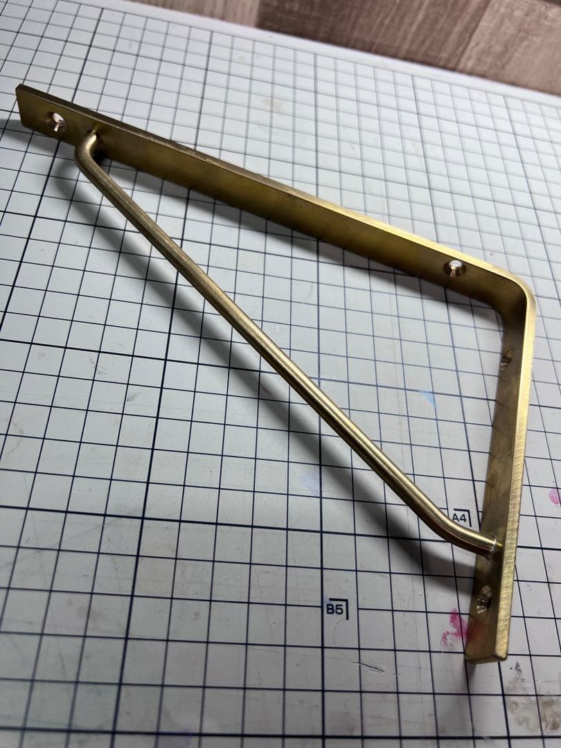 トリノス　真鍮　棚受け　3個セット
