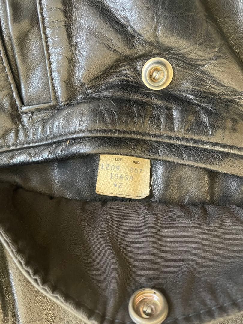 SCHOTT 184SM A-2 レザーフライトジャケット　サイズ42