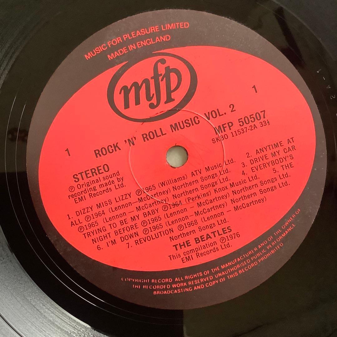 レアレコード極美! ビートルズ UK盤 HTM刻印1980年 オリジナルVol2