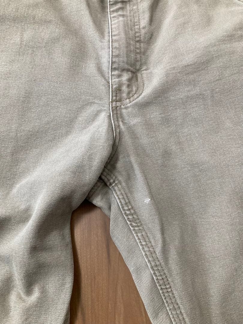 リ*ケ様 Carhartt ダック地 ペインターパンツ　33×34 グレージュ
