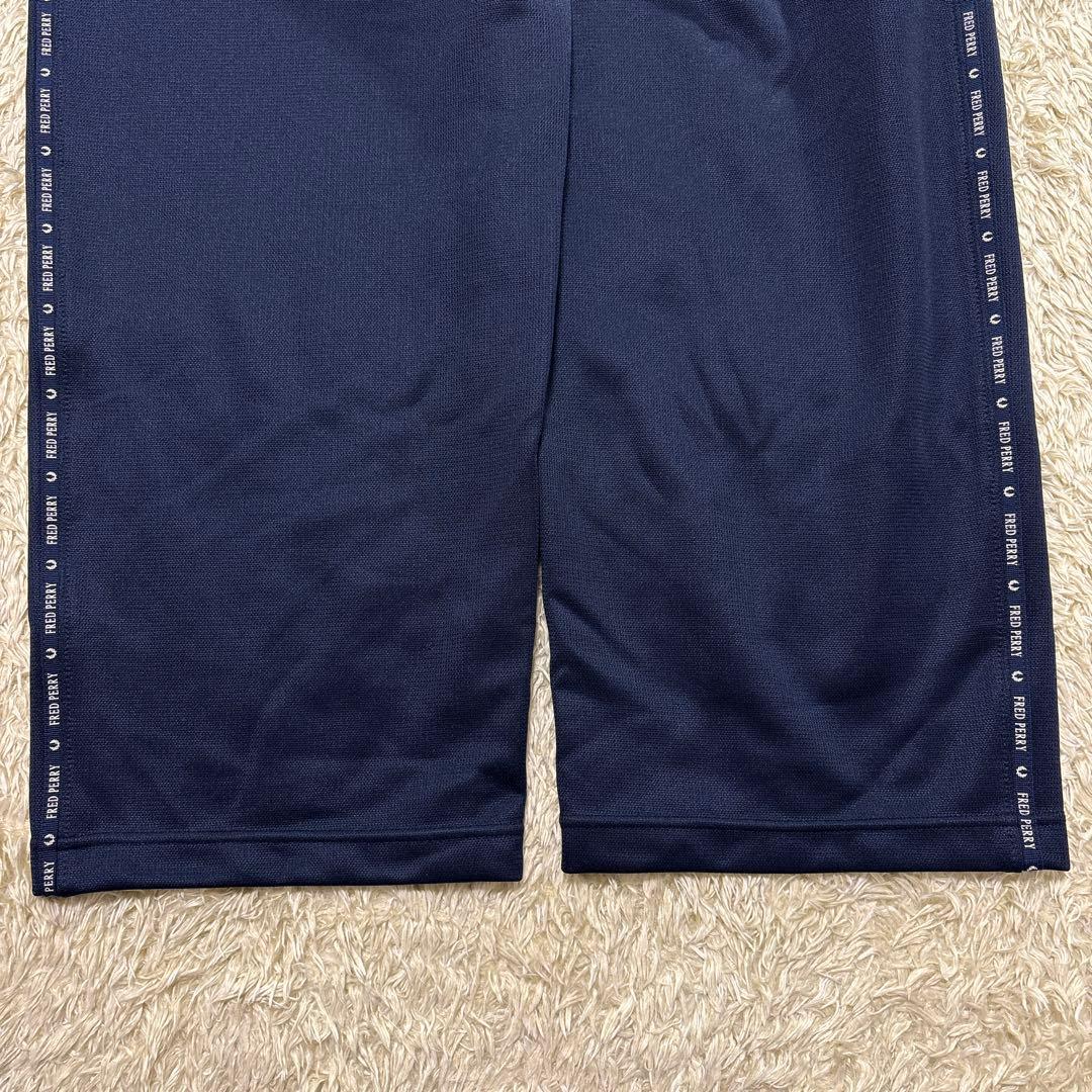 80-90ｓ！フレッドペリー★navy　XL◎ワイドライントラックパンツ★