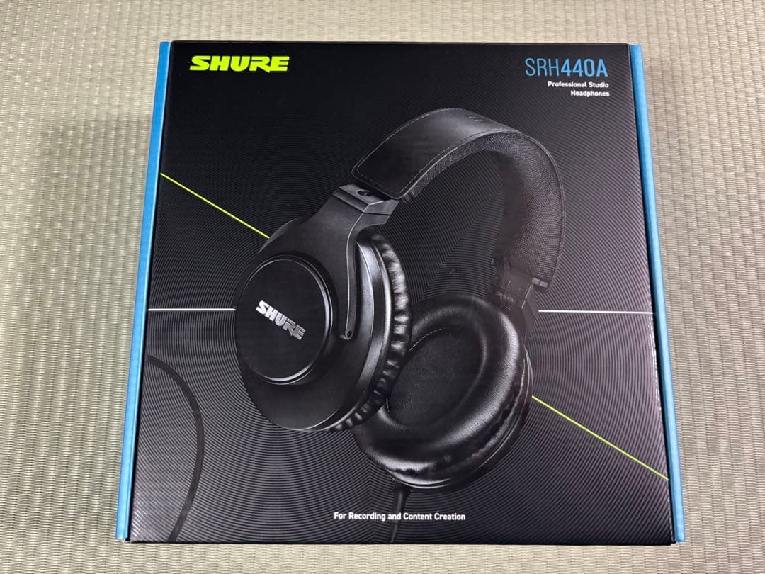SHURE SRH440A ブラック ヘッドホン