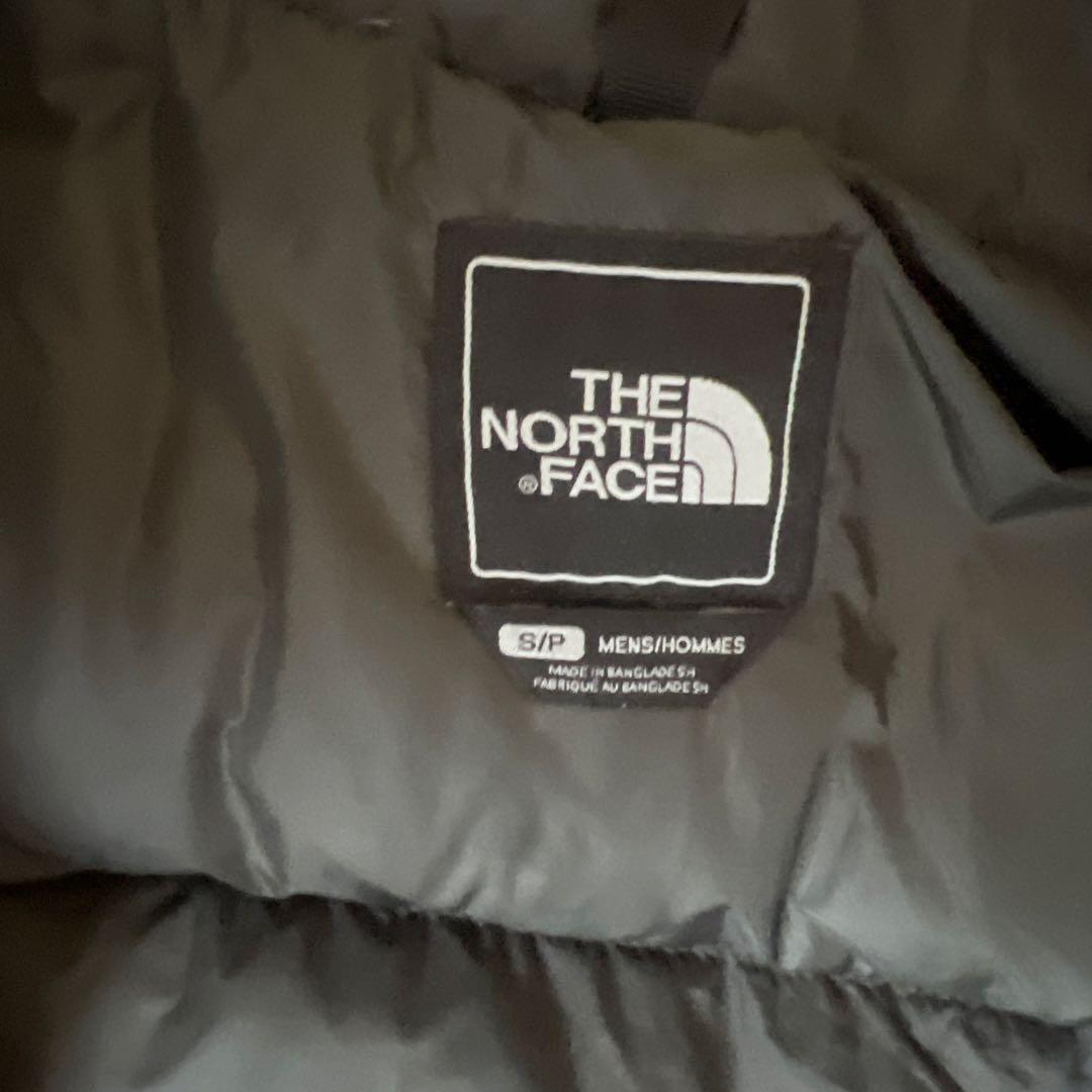THE NORTH FACE ダウンベスト オレンジ/黒