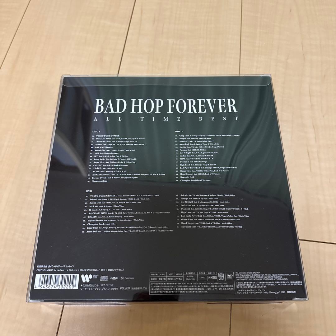 BADHOP FOREVER(All Time Best)初回限定盤