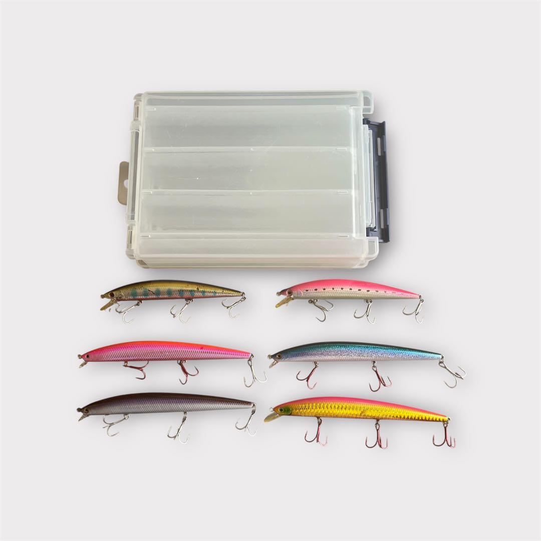 海サクラ用　ミノー6点　ケースセット　釣り用品