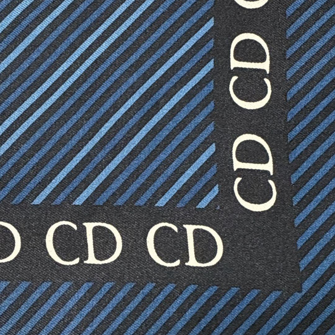 【極美品】Christian Dior 大判スカーフ ストール CDロゴ