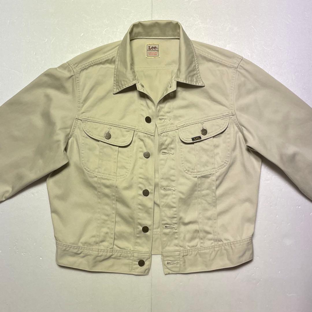 90s Lee ウエスターナージャケット クリーム M