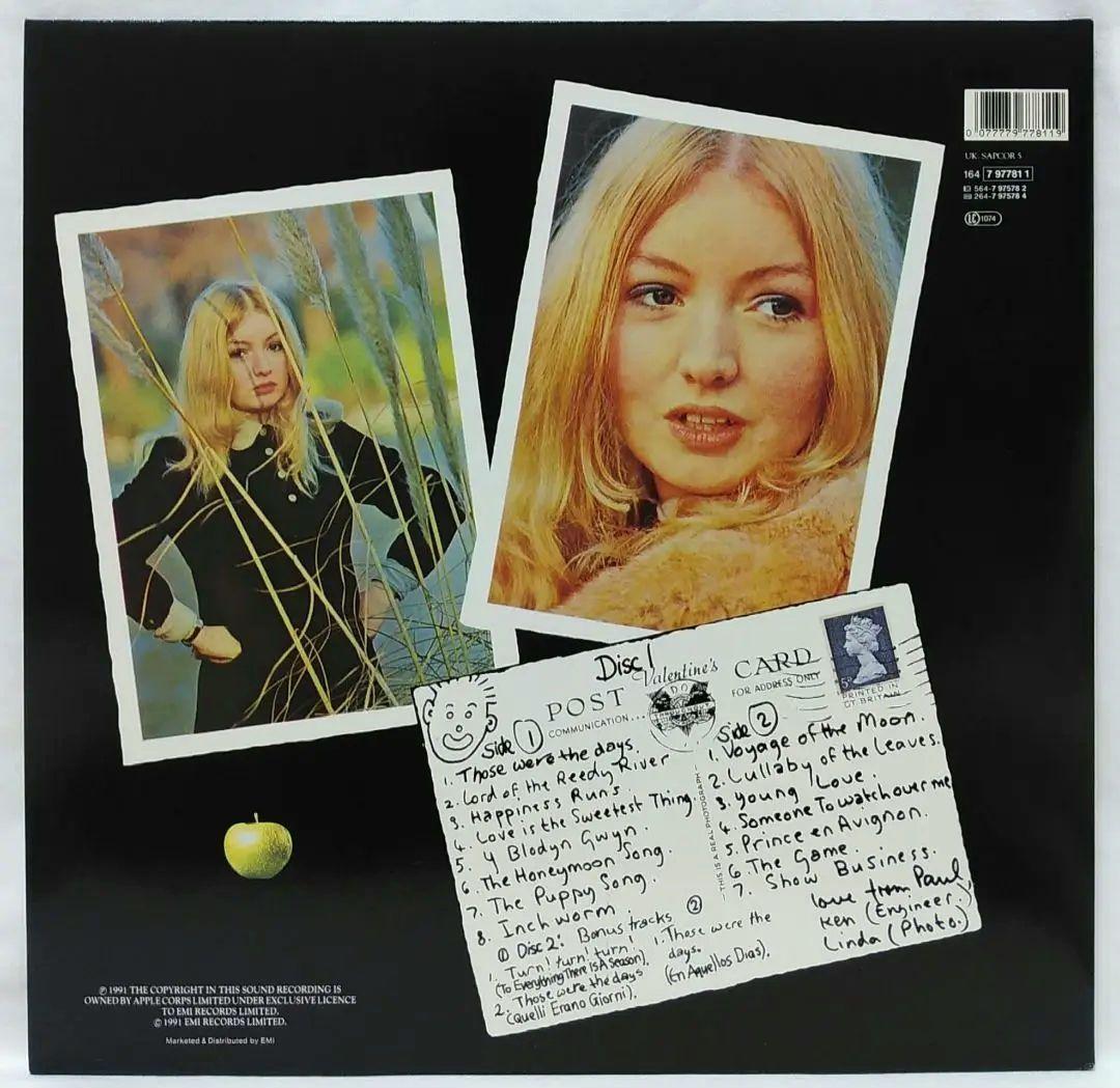 メリーホプキンMARY HOPKIN❤︎ポストカードイギリス限定盤プラスセット！