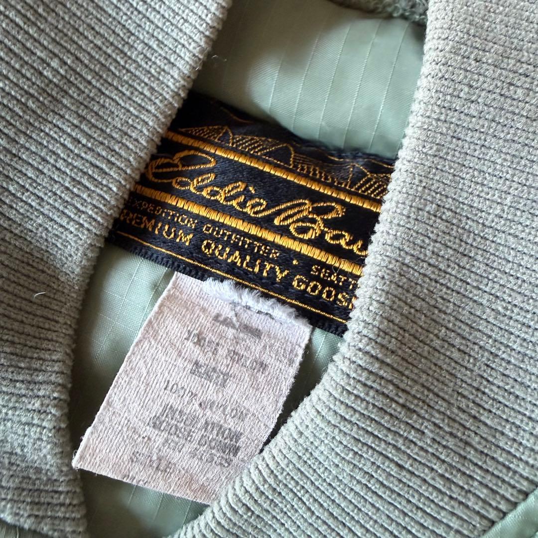 Eddie Bauer エディ・バウアー ミントグリーン ダウンベスト 40相当