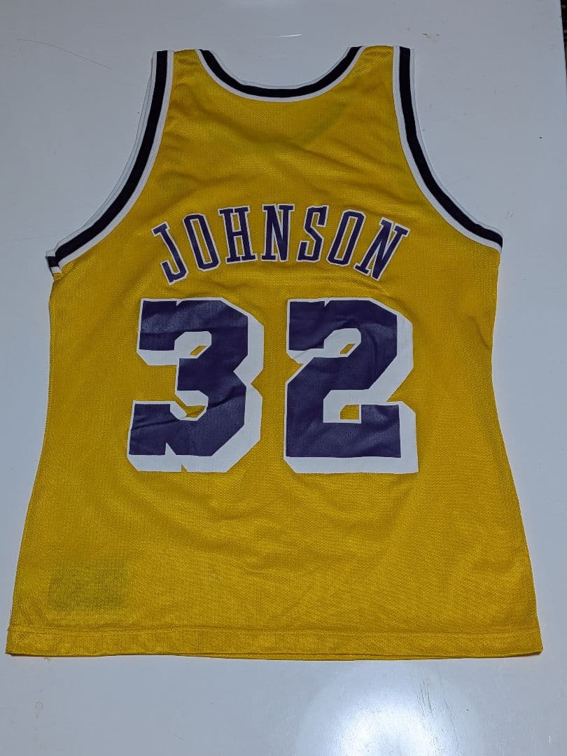 LAKERS 32番 JOHNSON ユニフォーム Champion