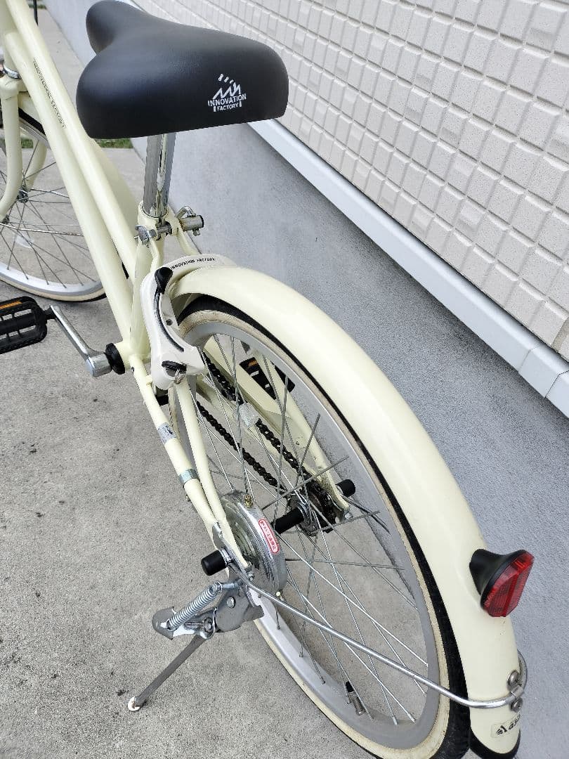 【直接受渡し限定・佐賀県】子供用自転車 20インチ　クリーム色　白色