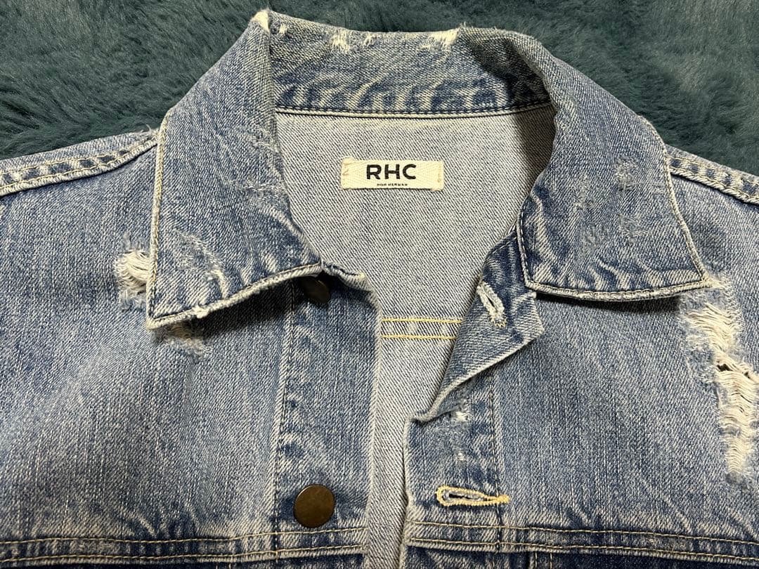 Ron Herman ロンハーマン/RHC クラッシュデニムジャケット【レア品】
