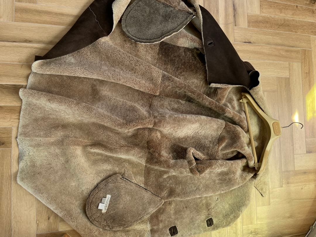 初期1980s NICOLE FARHI mouton coat UKアーカイブ