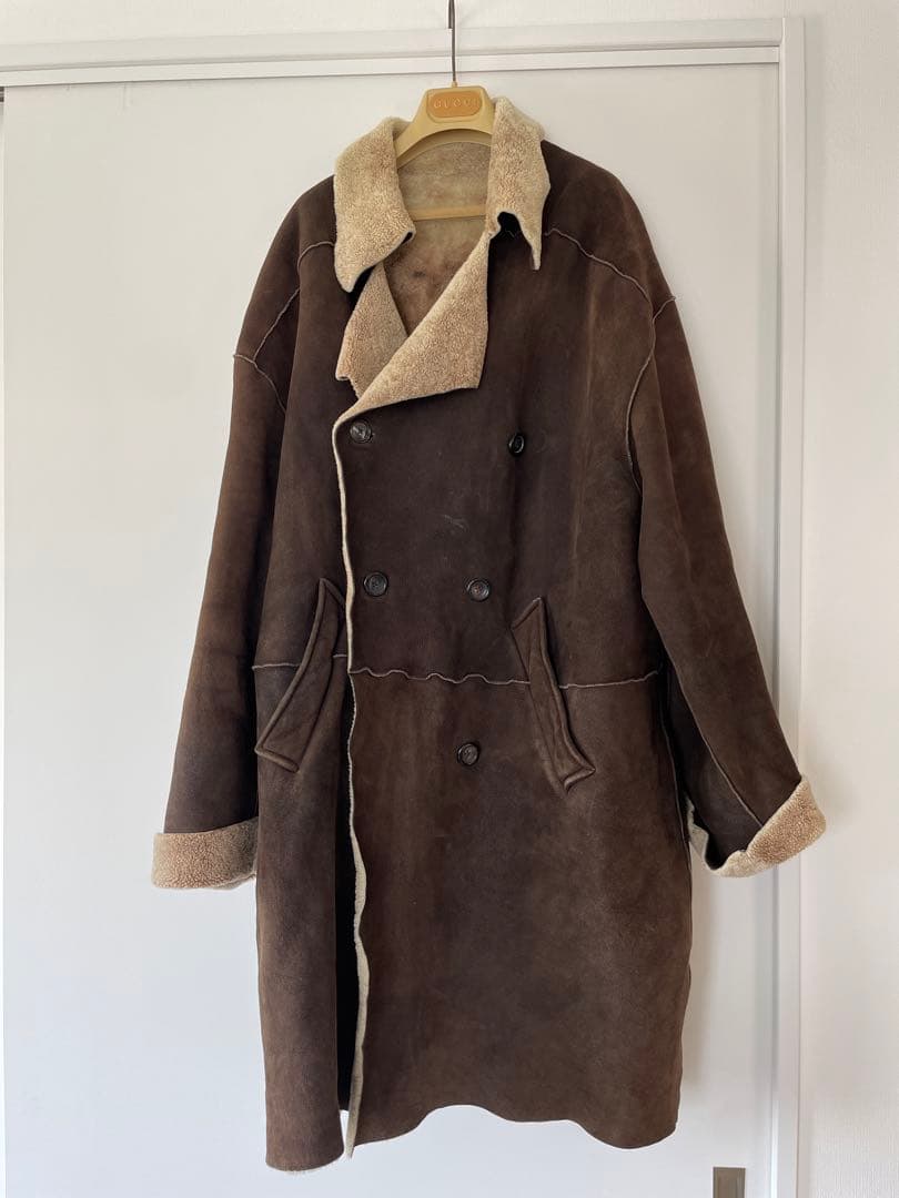 初期1980s NICOLE FARHI mouton coat UKアーカイブ
