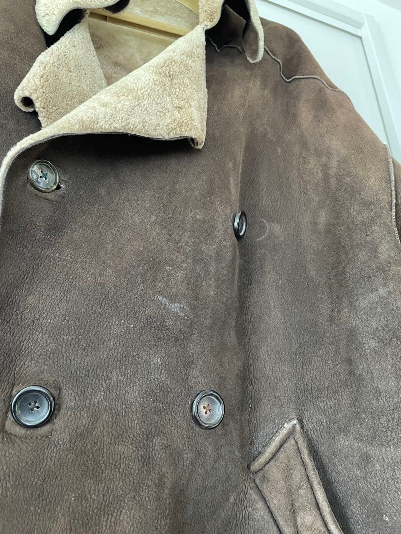 初期1980s NICOLE FARHI mouton coat UKアーカイブ