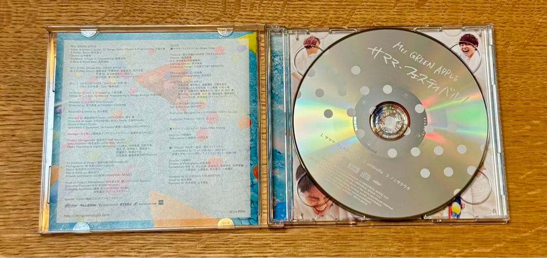 【初回限定盤】Mrs. GREEN APPLE サママフェスティバル CD