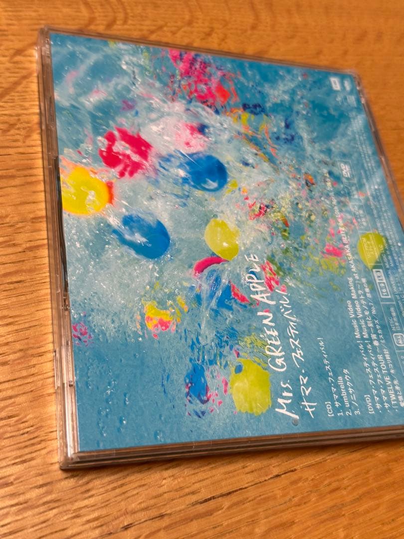 【初回限定盤】Mrs. GREEN APPLE サママフェスティバル CD
