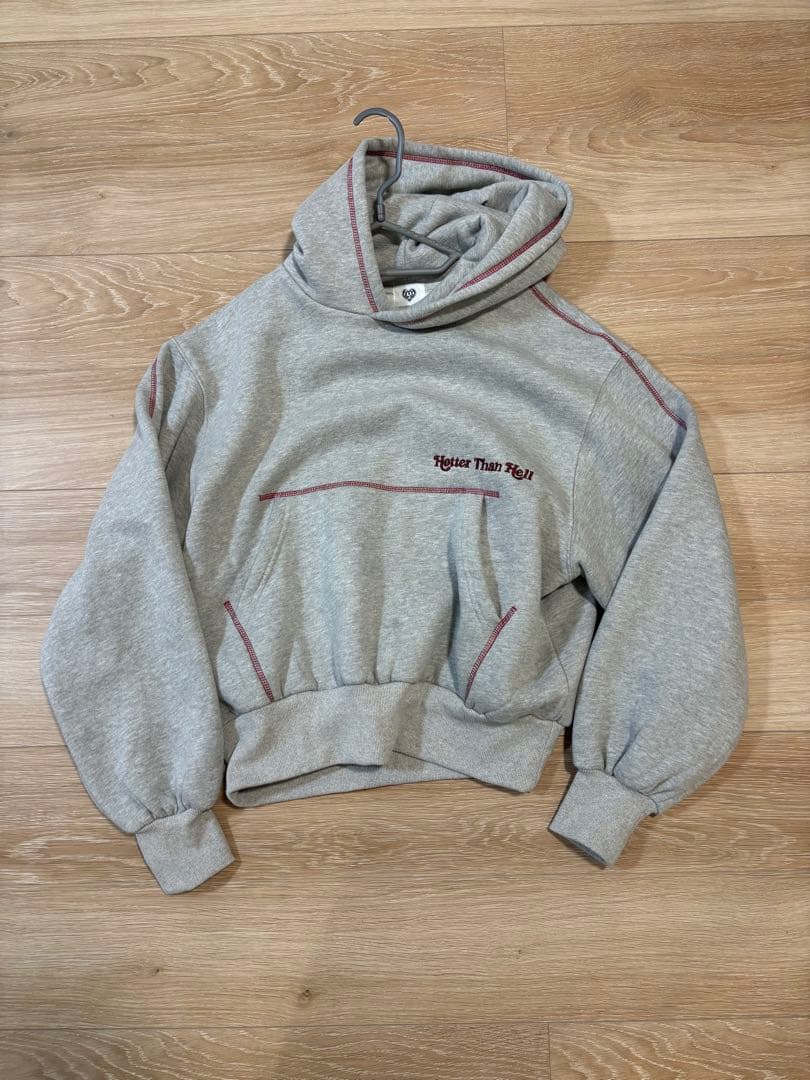 さ*こ様 HTH フードパーカー　グレー　スウェット