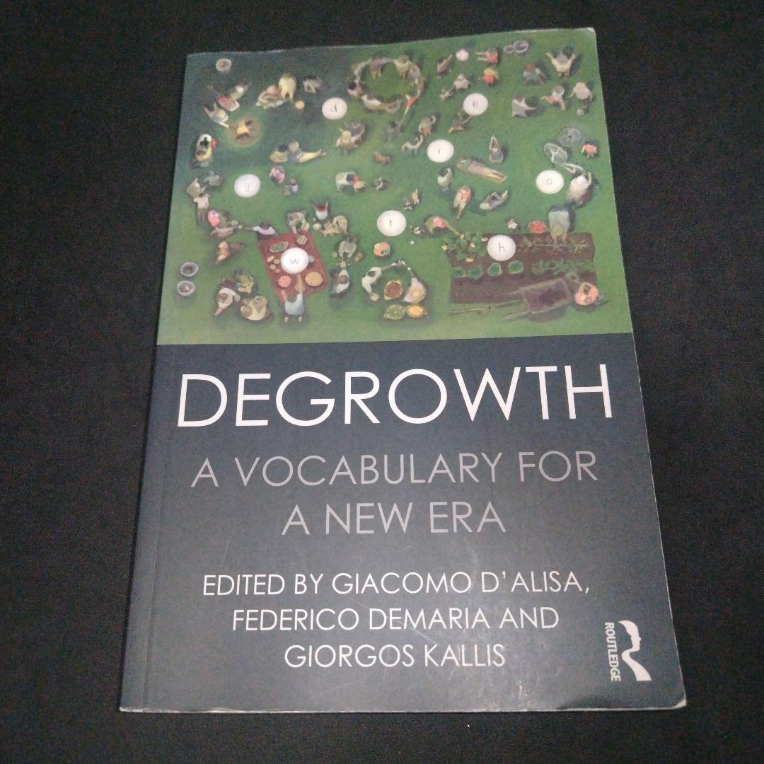 Giacomo D'Alisa Degrowth 脱成長 英語版