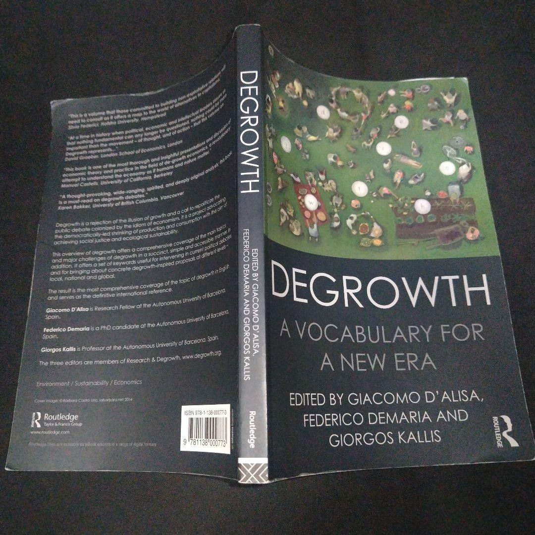 Giacomo D'Alisa Degrowth 脱成長 英語版