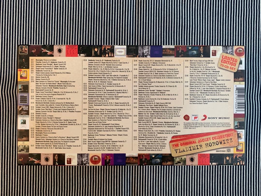 70CD ホロヴィッツ・オリジナル・ジャケット・コレクション全集