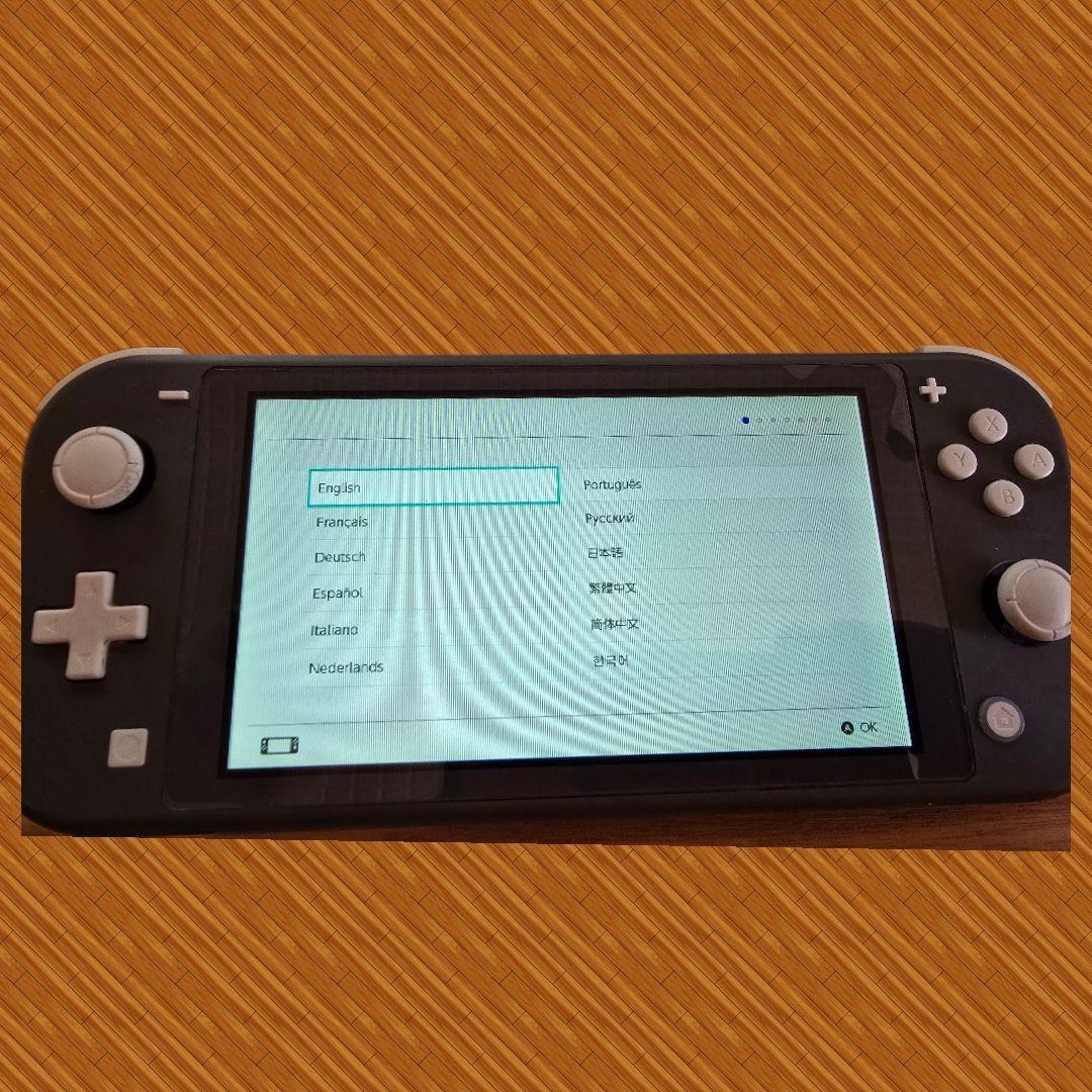 【初期化済】Nintendo switch lite グレー　本体のみ