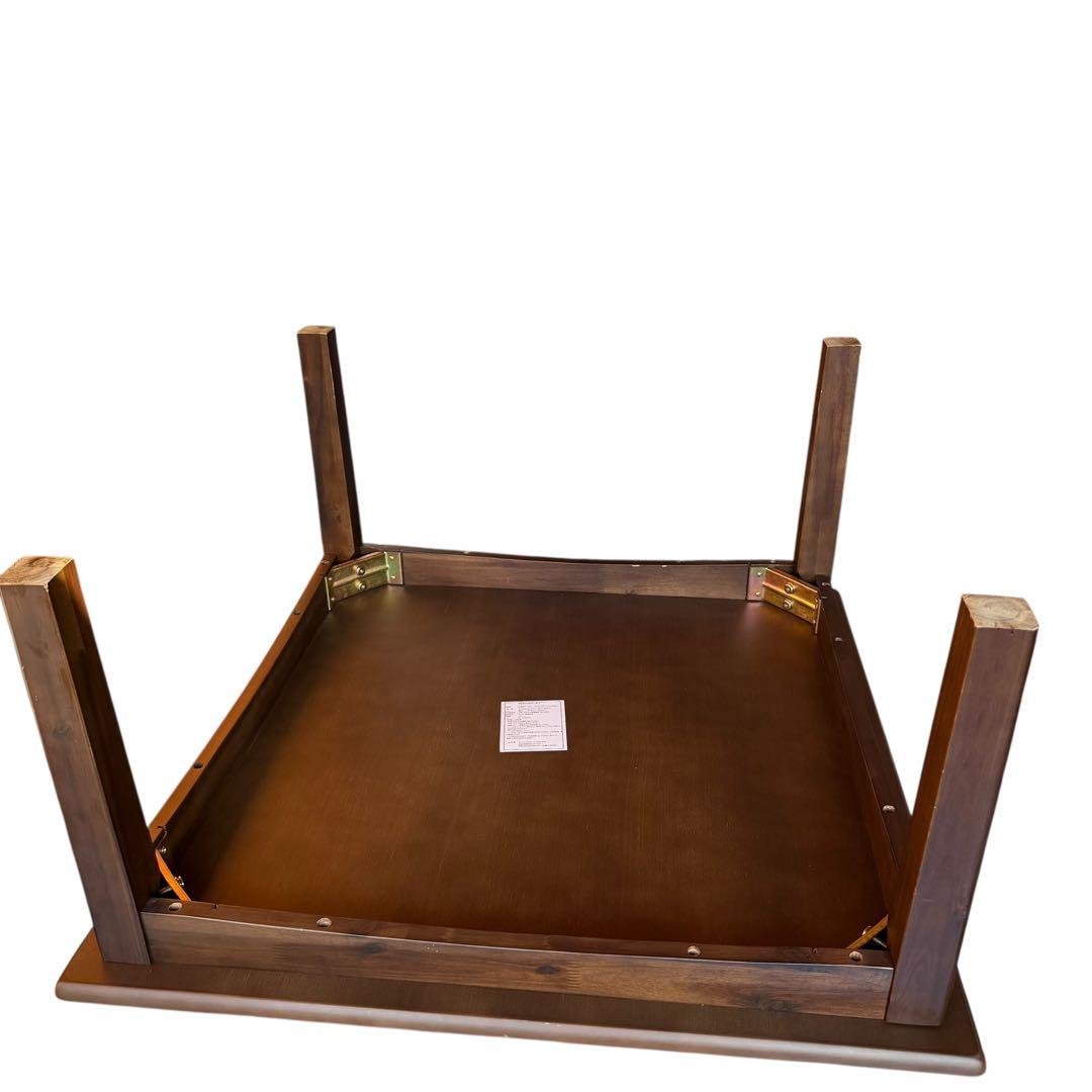 一点物　マナベインテリア 木製ダイニングテーブル 80×80cm