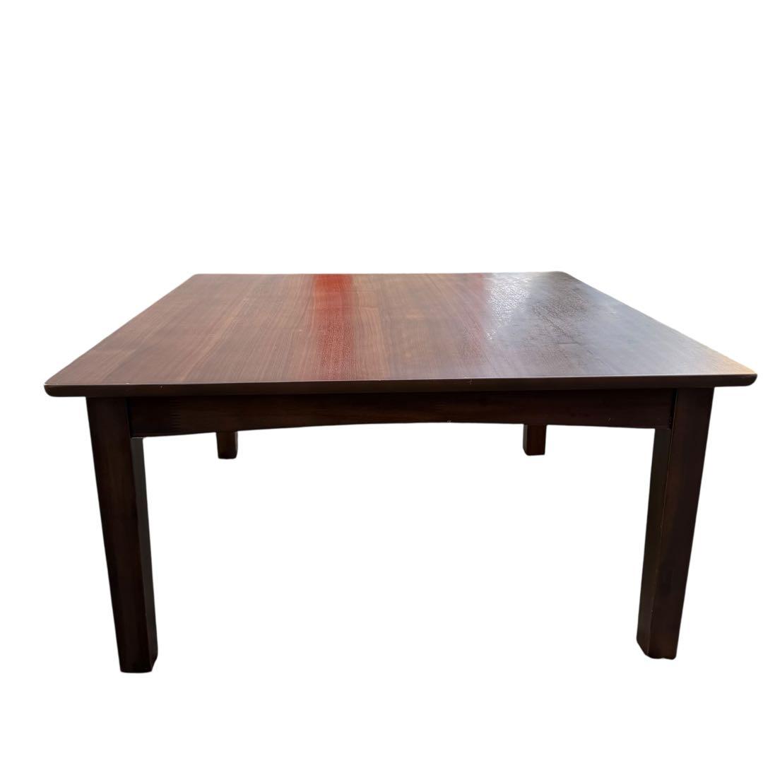 一点物　マナベインテリア 木製ダイニングテーブル 80×80cm
