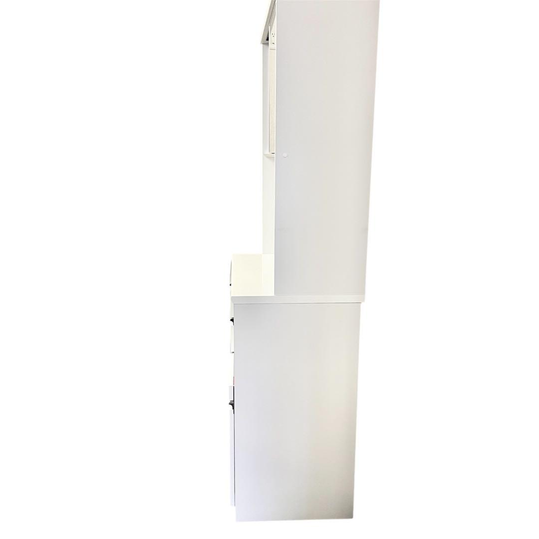 【直接引取り限定】キッチンボード (レジューム 90AG-S WH/90QH-R