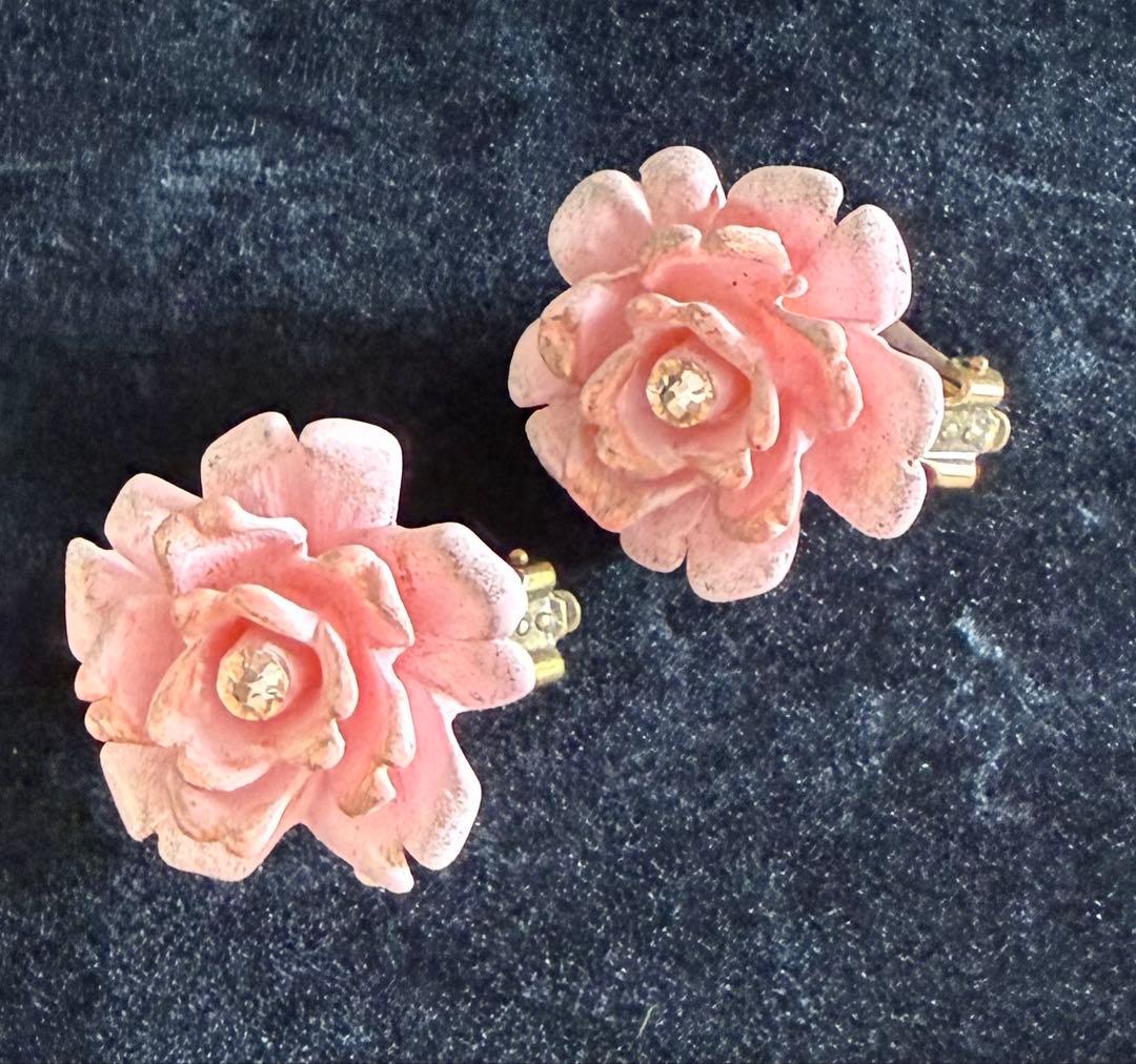 MICHAL NEGRINミハエルネグリン　お花リングイヤクリップ3点セット