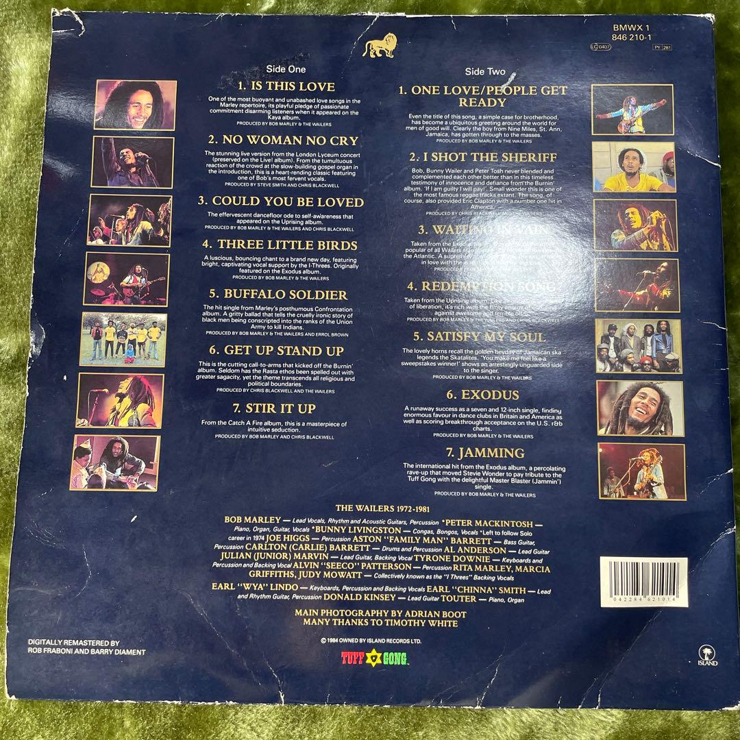ボブ・マーリー　レジェンド　廃盤　レコード