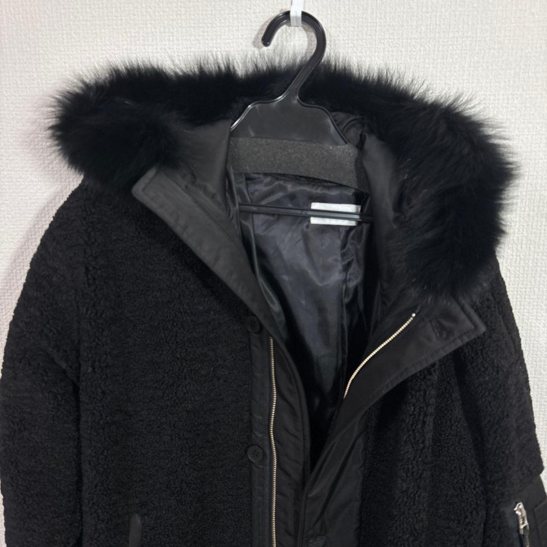 LASUD　ボアコート　BK　9号　未使用品　定価34000円　タグ無し