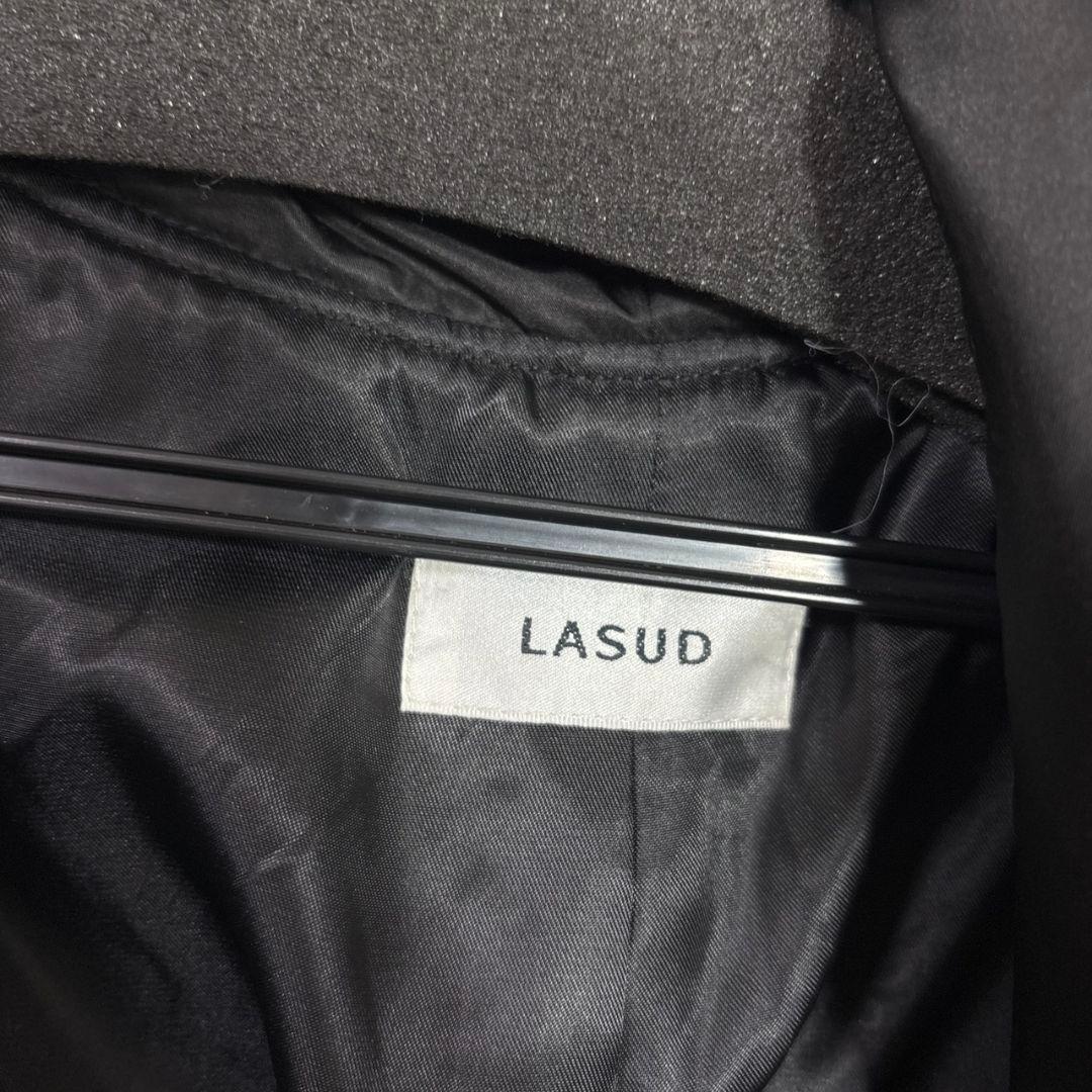 LASUD　ボアコート　BK　9号　未使用品　定価34000円　タグ無し